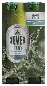 4 bouteilles Jever Fun sans alcool 0.33L - 17421012 - HEMA