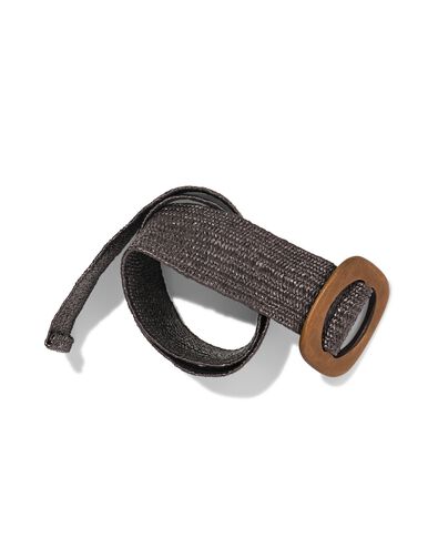 ceinture femme paille large marron marron - 16360155BROWN - HEMA