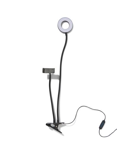 lampe annulaire selfie Ø8.8cm - 39600302 - HEMA