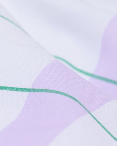 housse de couette en coton doux 140x200/220 blocs lilas - 5760134 - HEMA