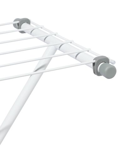 W&auml;schest&auml;nder 111 x 32 cm, schmal, Metall wei&szlig; - 20500226 - HEMA