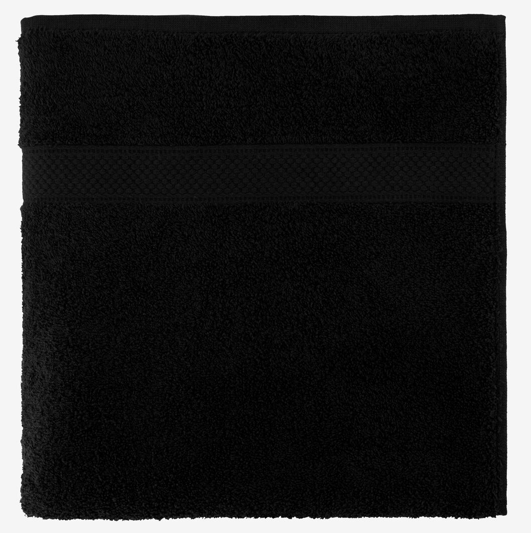 Duschtuch, 70 x 140 cm, schwere Qualität, schwarz - 5210137 - HEMA