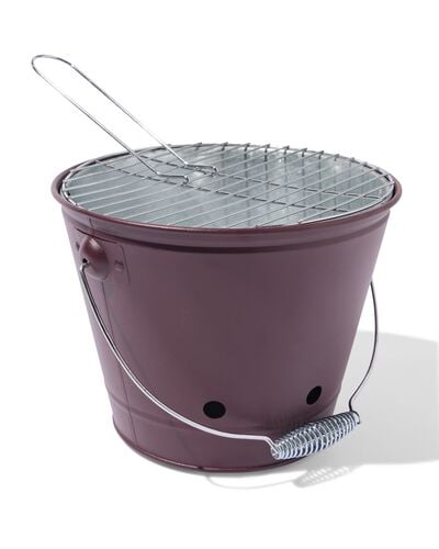 vuurkorf 30x40cm metaal paars - 41800265 - HEMA