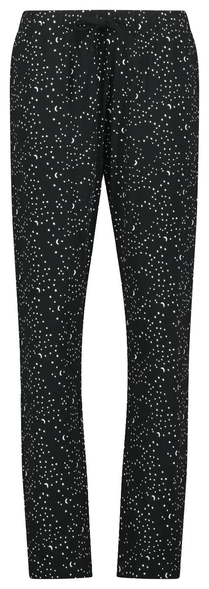 Damen-Pyjama, Sterne schwarz - 1000023350 - HEMA