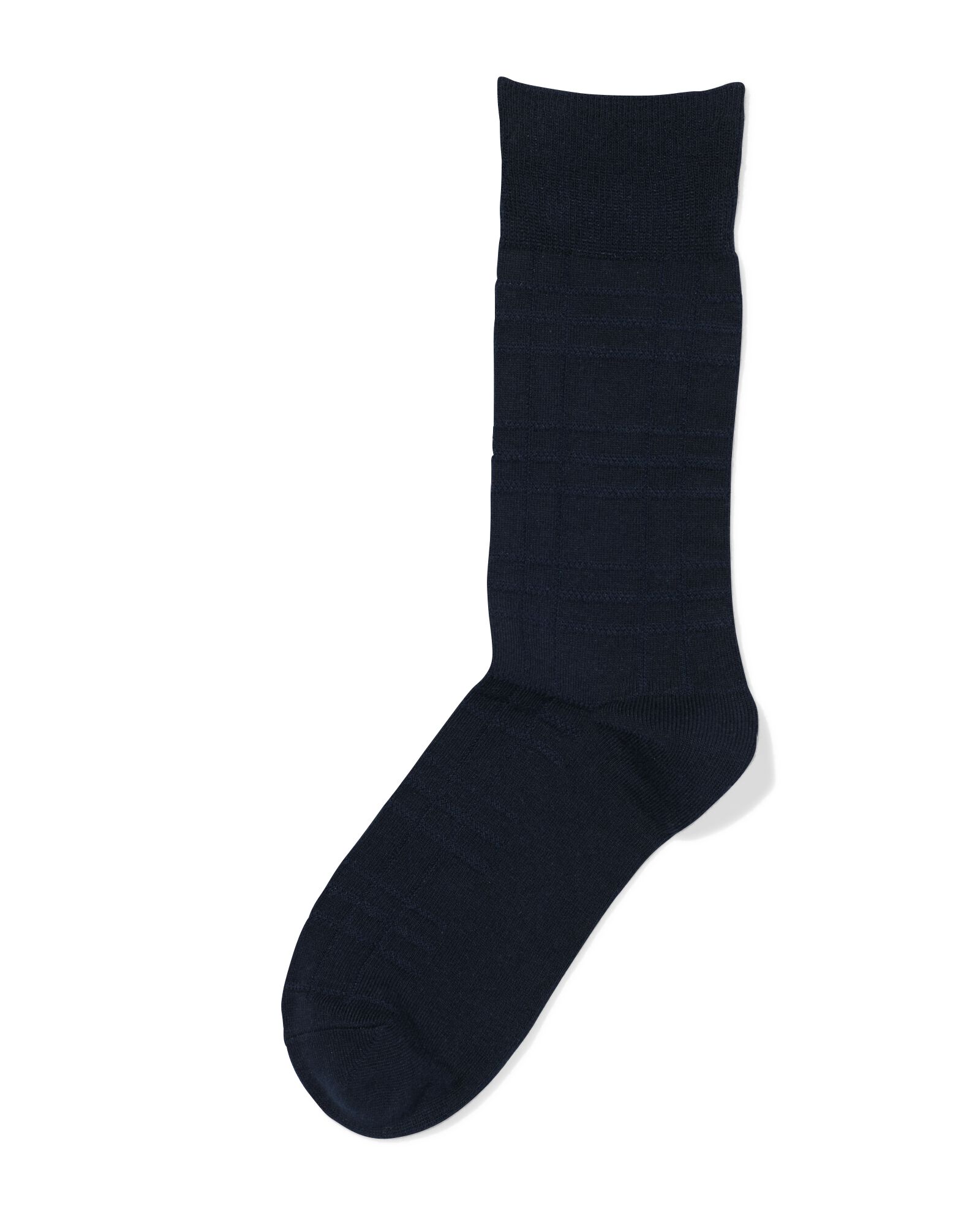 Herrensocken, kariert dunkelblau - 4150630DARKBLUE - HEMA
