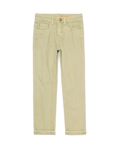 kinderbroek jogdenim lichtgroen lichtgroen - 30709703LIGHTGREEN - HEMA