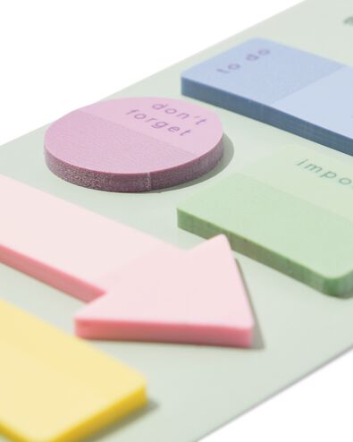 Notizbl&auml;ttchen 7,5 &times; 14,5 cm transparent &ndash; 5 St&uuml;ck - 14103715 - HEMA