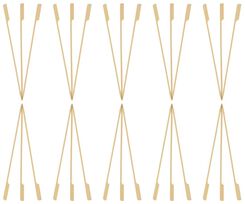 saté prikkers bamboehout 25cm - 30 stuks - 80830096 - HEMA