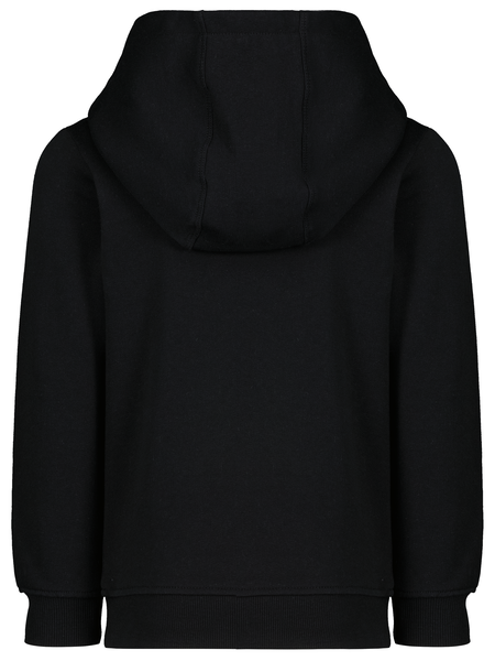 kinder hoodie zwart zwart - 1000028045 - HEMA