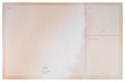 Schreibtischunterlage, 50 Blatt, 38 x 60 cm, rosa - 14190055 - HEMA