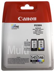 cartouche Canon PG-545/CL-546 noir/couleur - 38300111 - HEMA