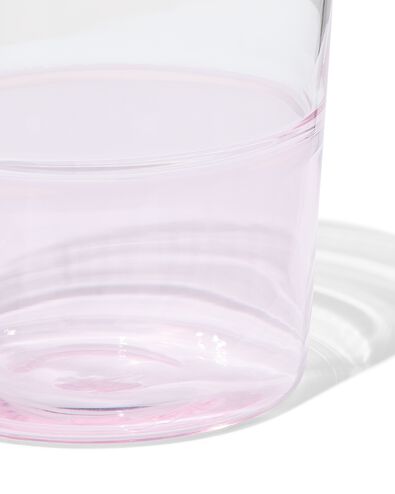 Wasserglas, 320 ml, Kombigeschirr, Glas, rosa - 9401131 - HEMA