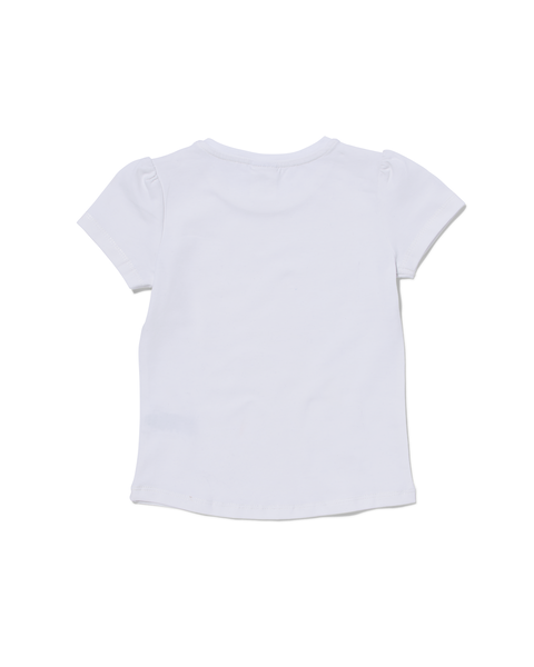 2er-Pack Kinder-T-Shirts weiß 122/128 - 30843933 - HEMA