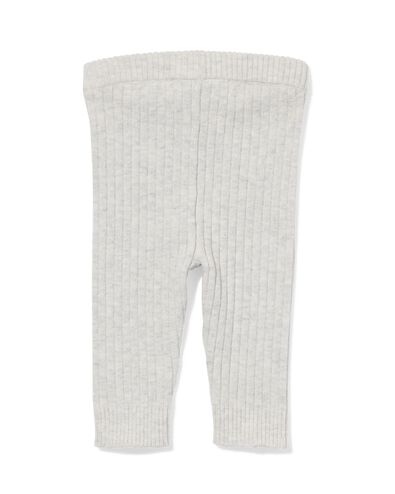 legging c&ocirc;tel&eacute; nouveau-n&eacute; gris chin&eacute; gris chin&eacute; - 33432920GREYMELANGE - HEMA