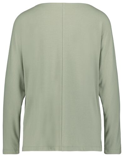 Damen-Shirt, U-Boot-Ausschnitt hellgrün - 1000023475 - HEMA