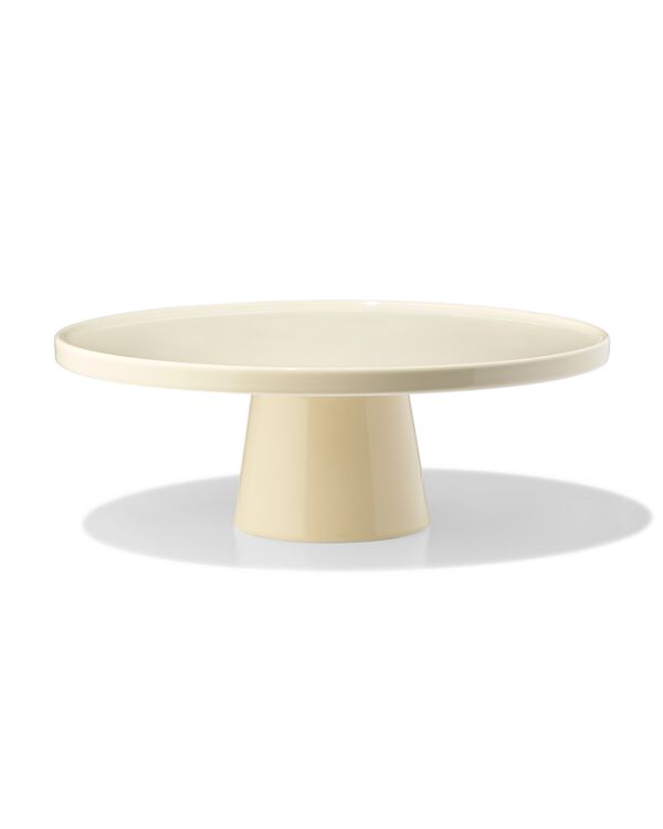 assiette &agrave; g&acirc;teau ⌀28x10cm Knap new bone jaune - 9650320 - HEMA
