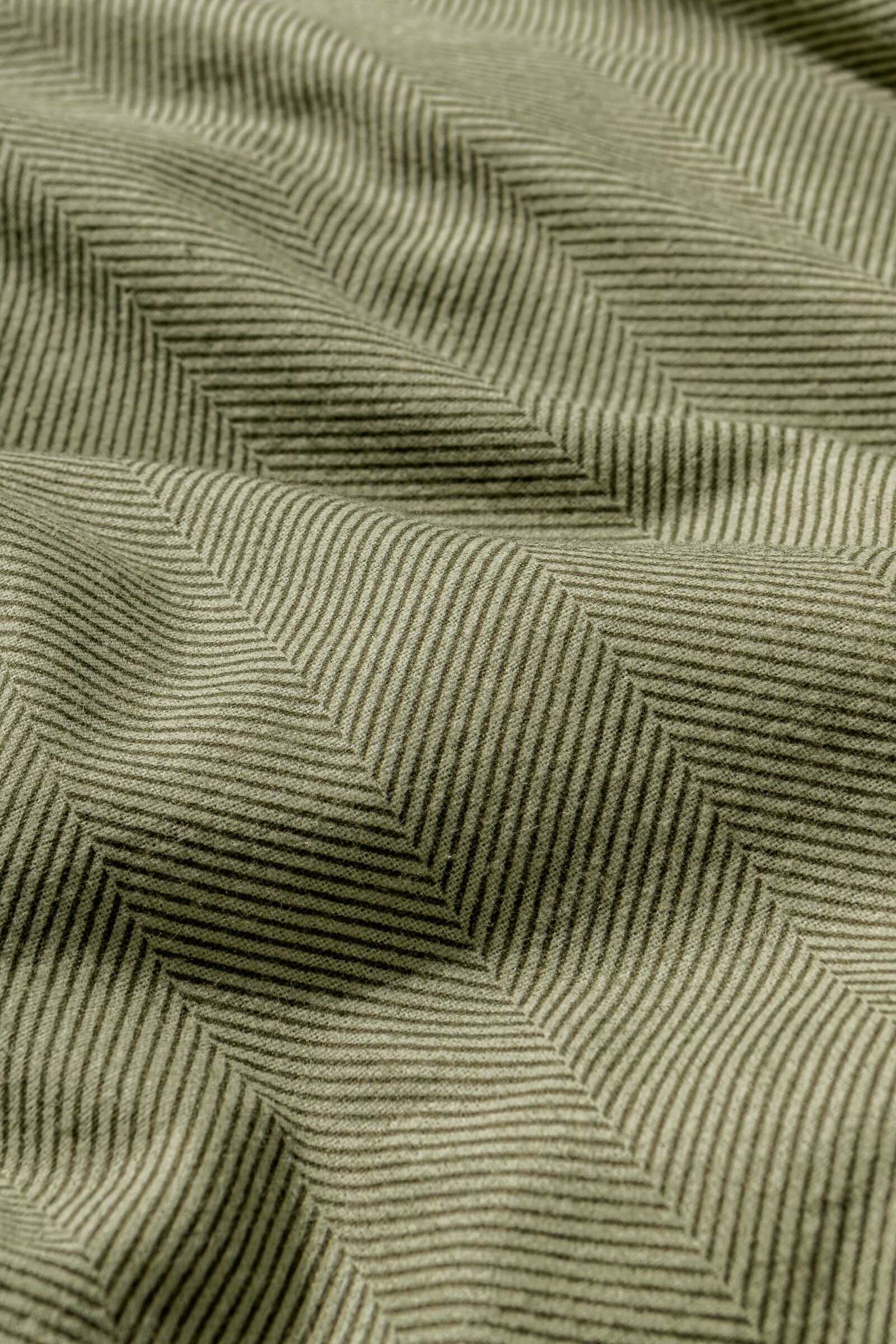 dekbedovertrek - flanel groen - 1000029772 - HEMA