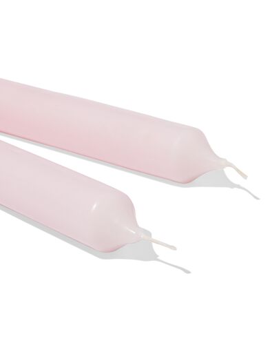 bougie d'int&eacute;rieur longues &Oslash;2,2x29cm rose p&acirc;le - 12 pi&egrave;ces rose p&acirc;le 2,2 x 29 - 13504053 - HEMA
