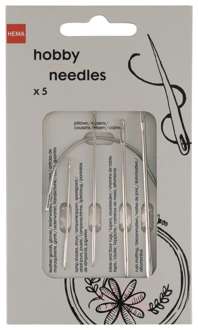 5 aiguilles &agrave; bricolage - 1476100 - HEMA