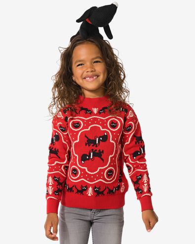 Takkie en Siepie kindertrui rood - 30829857RED - HEMA