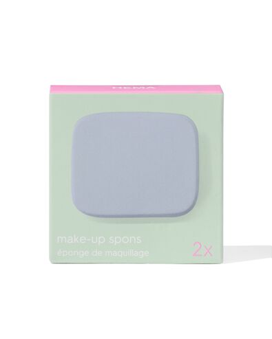make-up spons vierkant - 2 stuks - 11201036 - HEMA