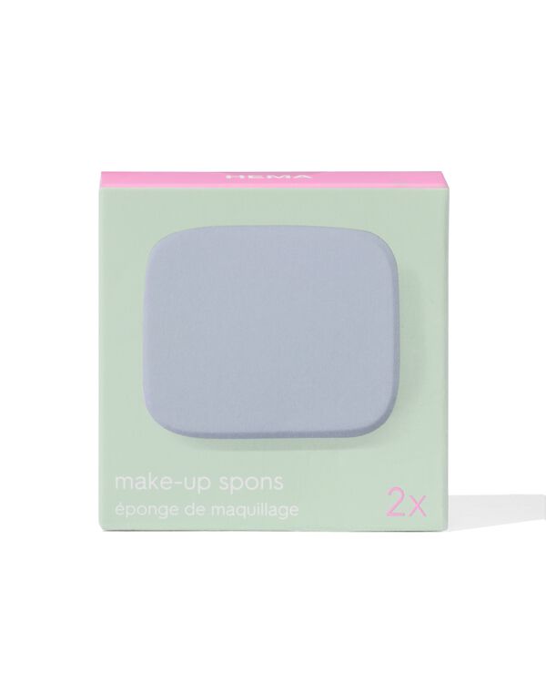 make-up spons vierkant - 2 stuks - 11201036 - HEMA
