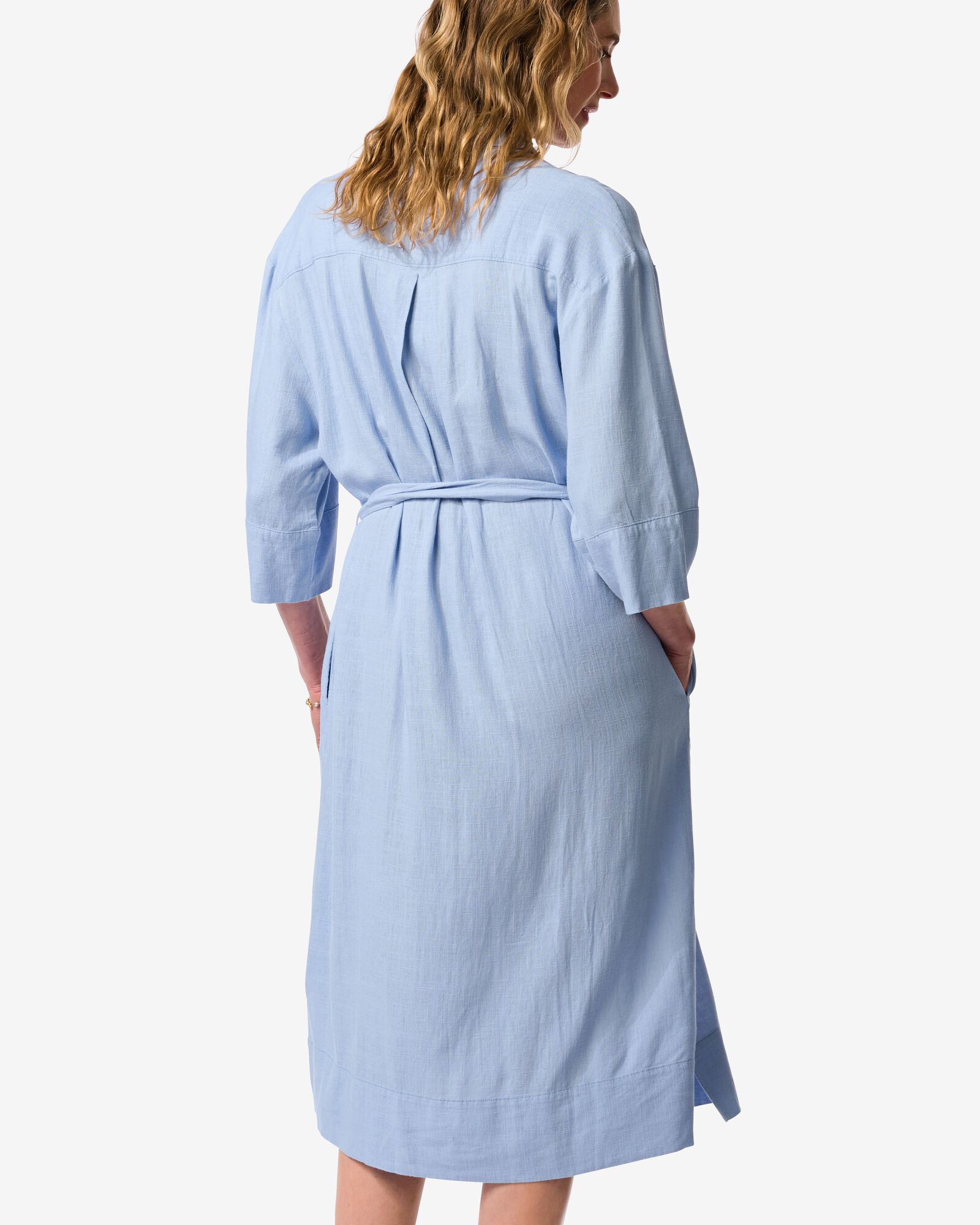 robe femme Dawn coupe droite bleu clair bleu clair - 36207930LIGHTBLUE - HEMA
