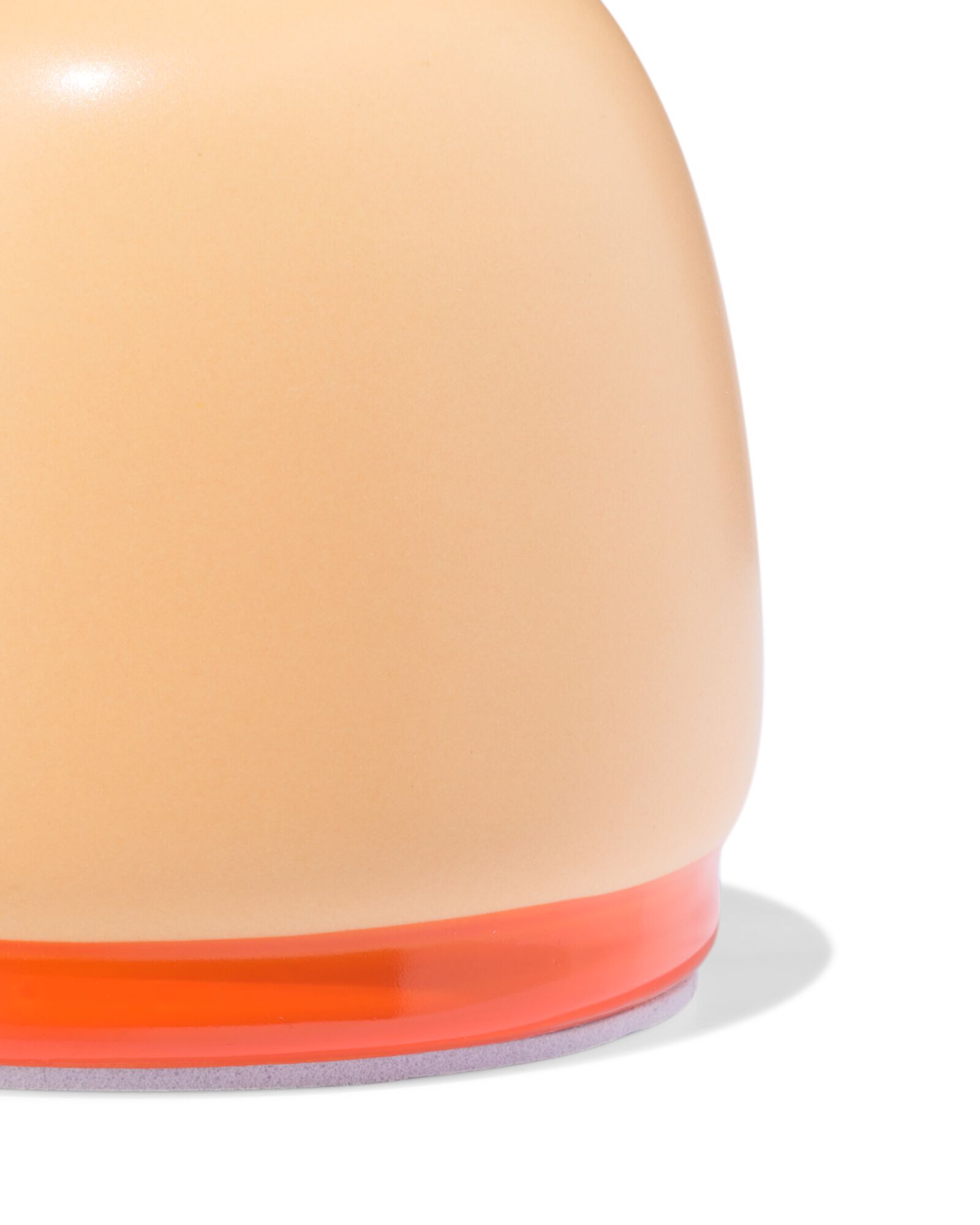 Kerzenst&auml;nder S aus Keramik, Orange - 13324231 - HEMA