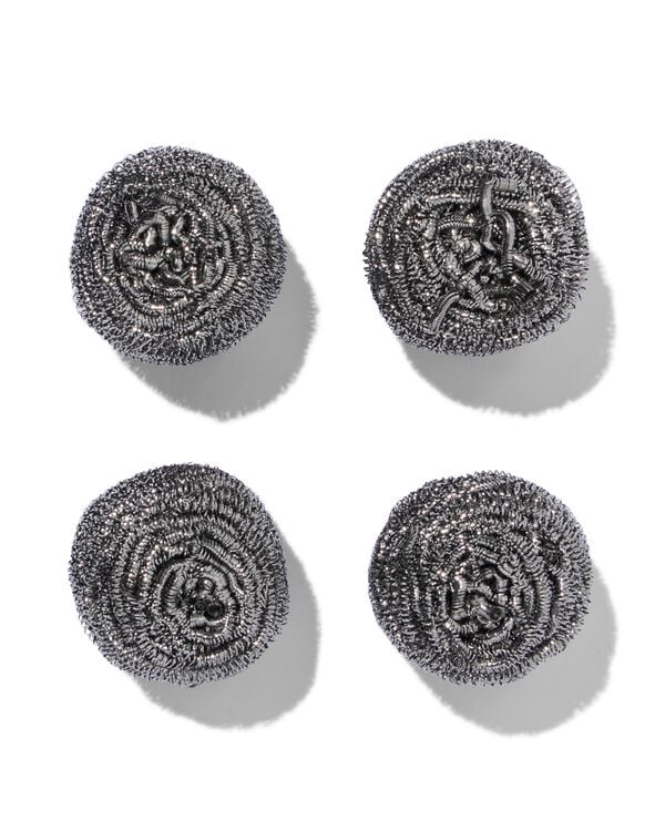 Sorbo sponsjes rvs - 4 stuks - 70100011 - HEMA
