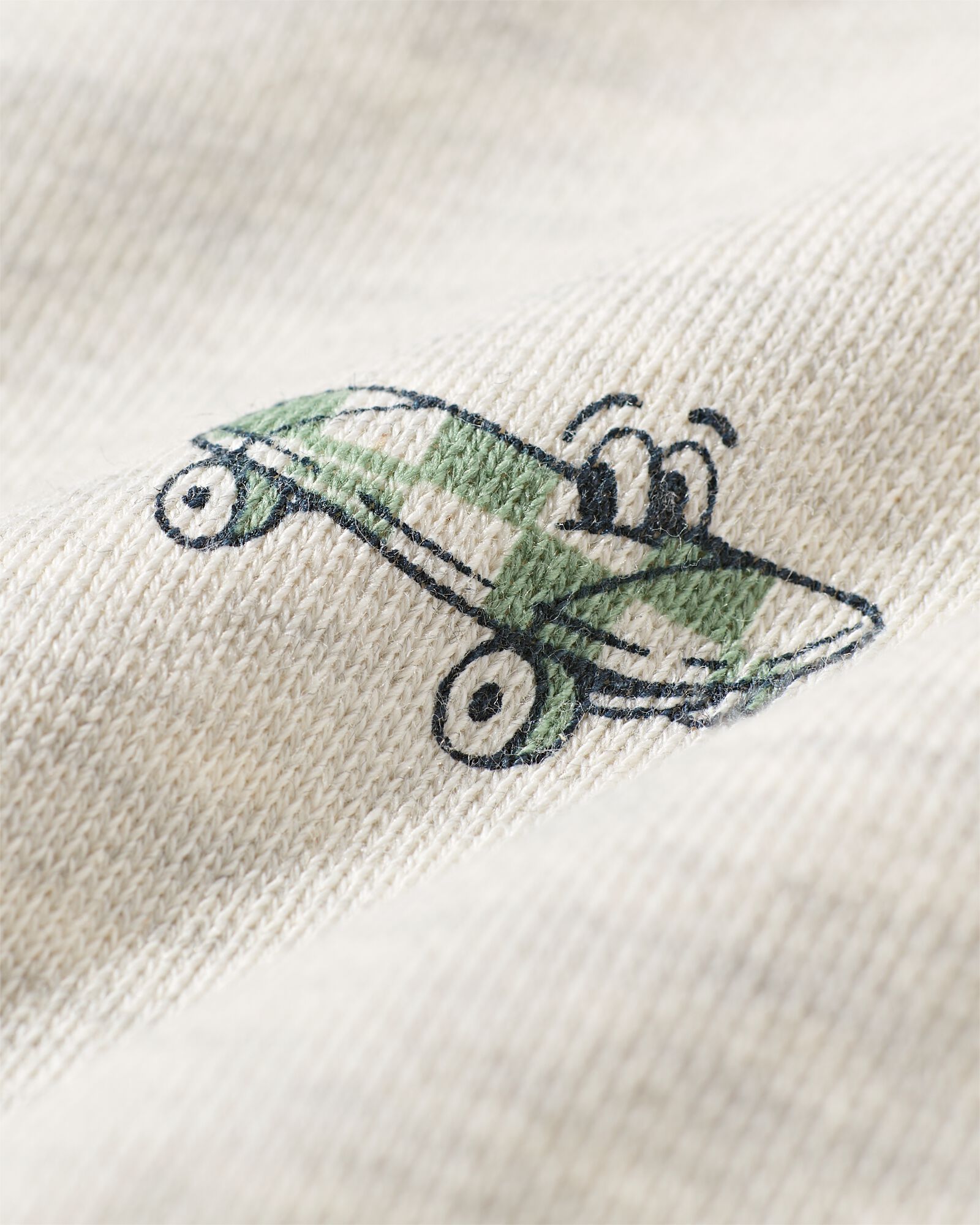 kindertrui sweatstof print  grijsmelange grijsmelange - 30712302GREYMELANGE - HEMA