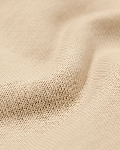 short sweat coupe droite homme beige beige - 2109970BEIGE - HEMA