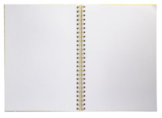 plakboek blanco met spiraal 32.5x23 beige - 14183118 - HEMA