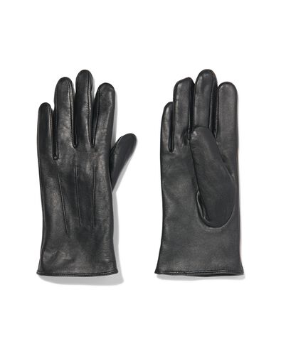 Damen-Handschuhe schwarz M - 16460142 - HEMA