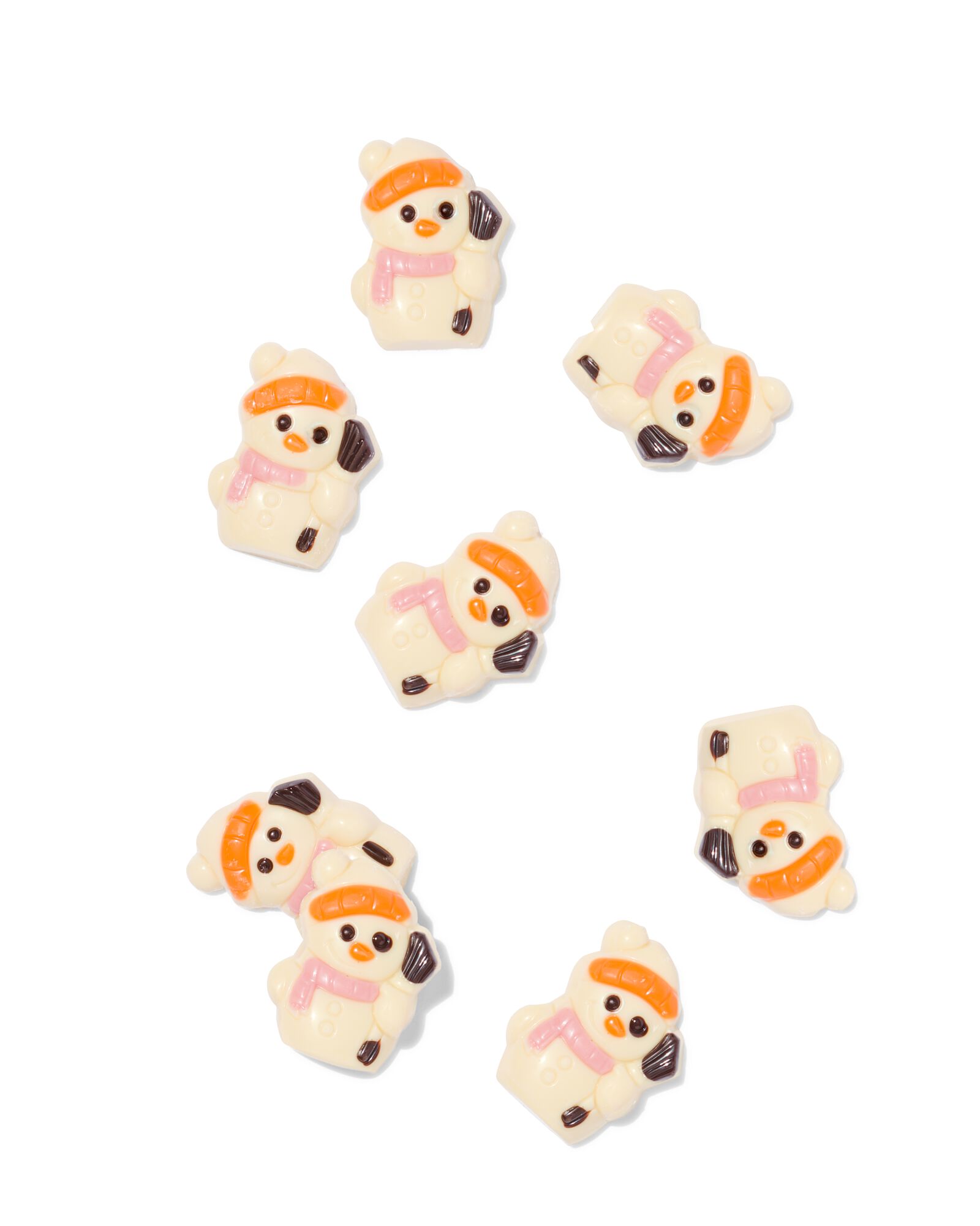 Schoko-Schneem&auml;nner, wei&szlig;e Schokolade, 150 g - 24522201 - HEMA