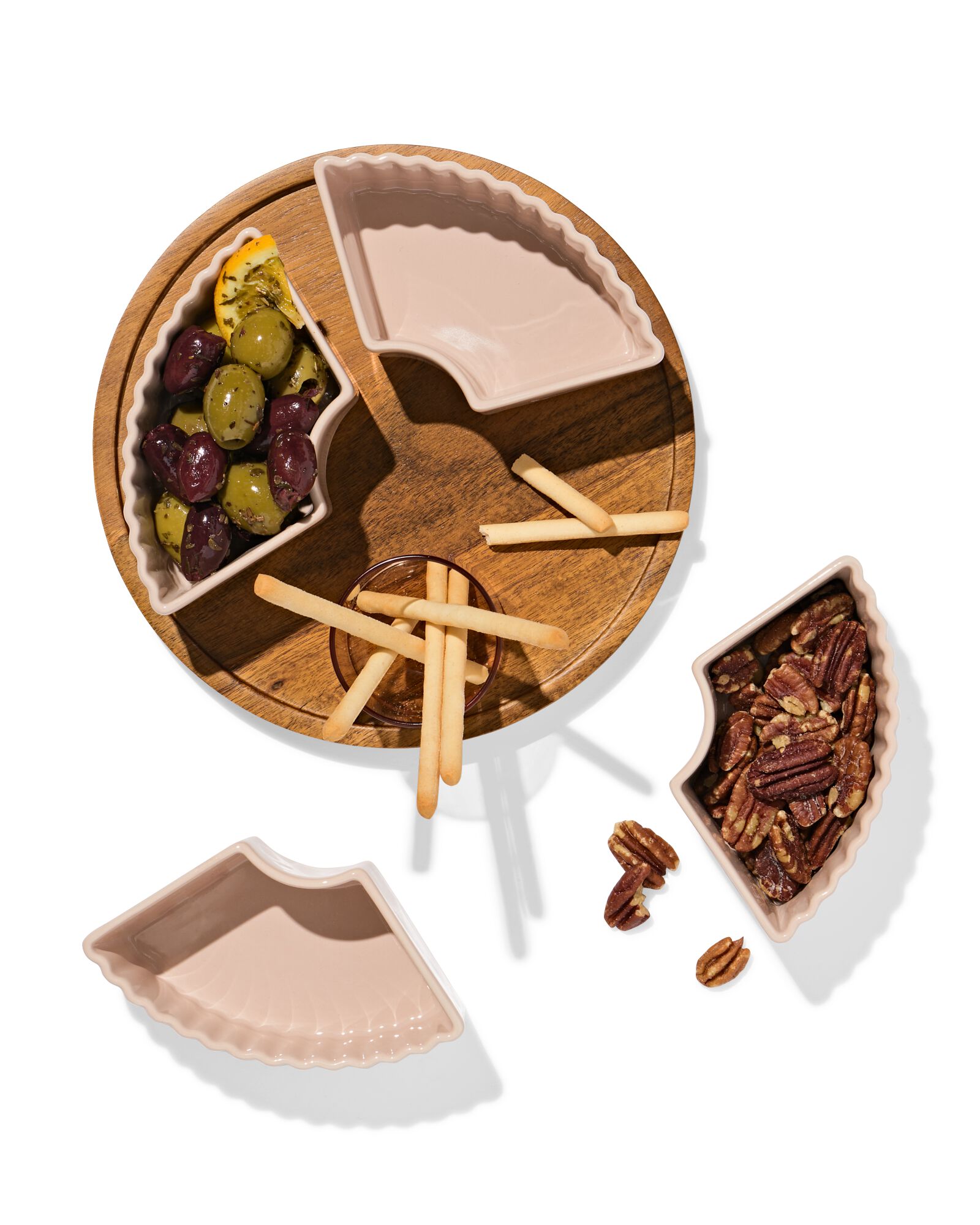 plateau &agrave; tapas 21x21x7,5cm - 41822210 - HEMA