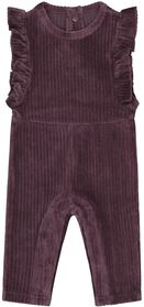 Baby-Jumpsuit, gerippt violett violett - 1000029133 - HEMA