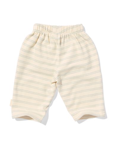 pantalon nouveau-n&eacute; rayures &eacute;cru &eacute;cru - 33446520ECRU - HEMA