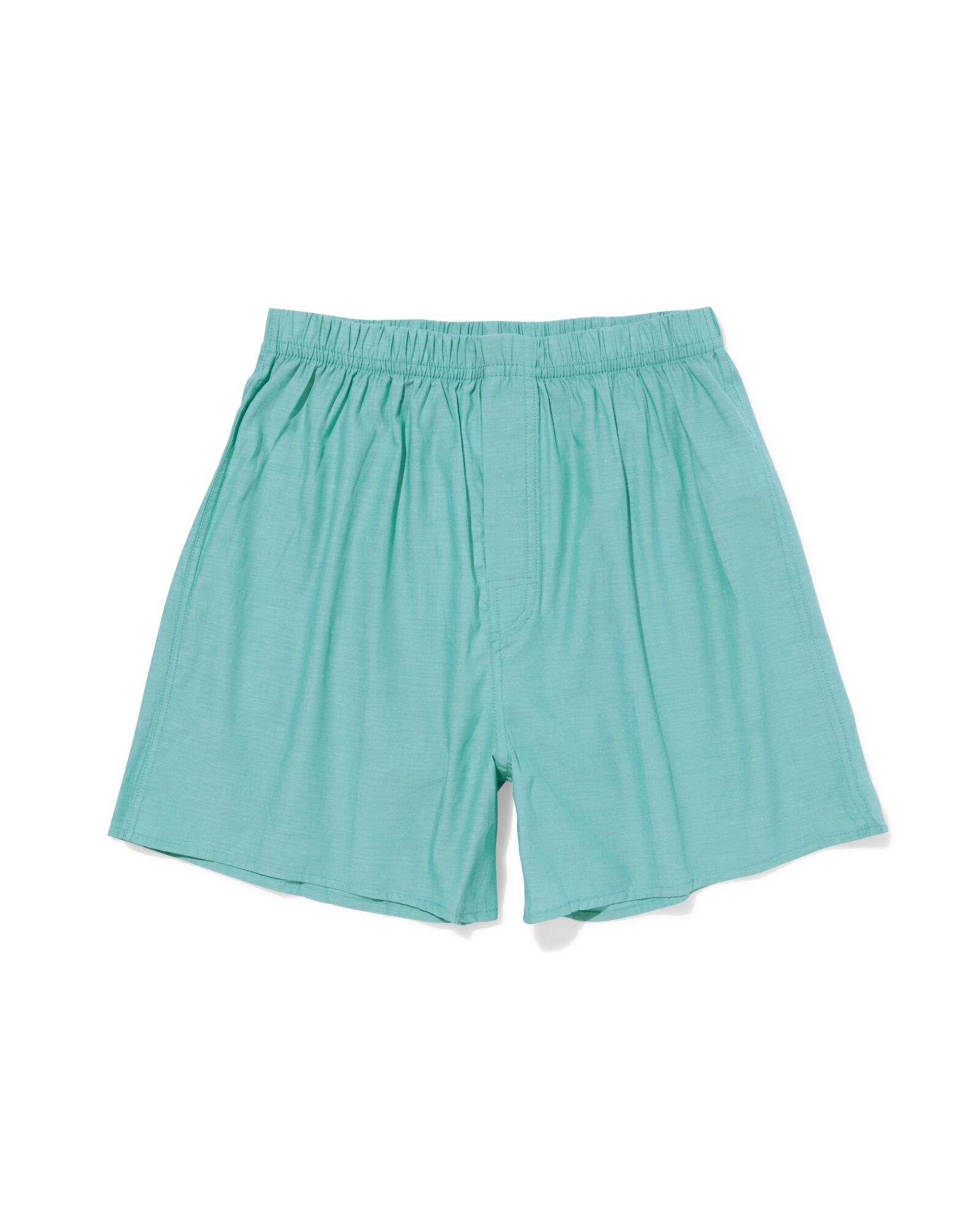losse herenboxer chambray groen groen - 19190430GREEN - HEMA