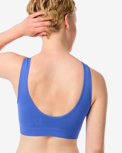 haut sans couture et sans armature  bleu cobalt bleu cobalt - 21920805COBALTBLUE - HEMA