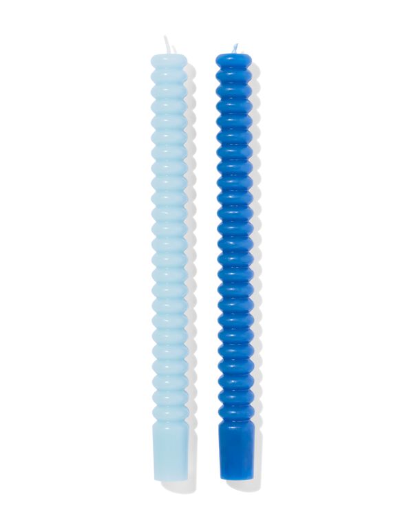bougies nervur&eacute;es - 2 pi&egrave;ces - 13506100 - HEMA