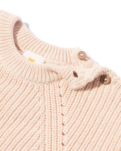 pull b&eacute;b&eacute; en maille &eacute;cru - 33053250ECRU - HEMA