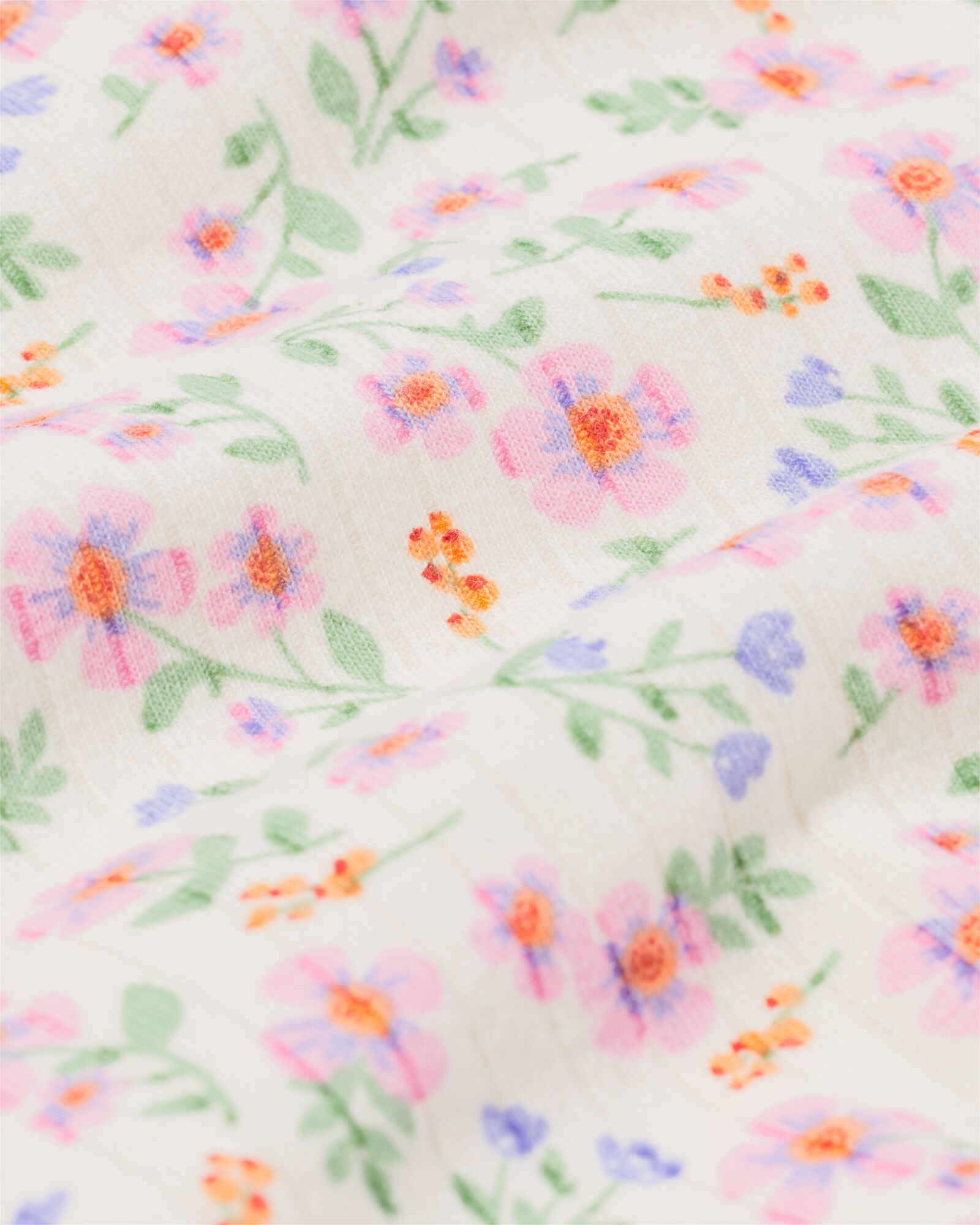 babysweater bloemen ecru - 33079760ECRU - HEMA