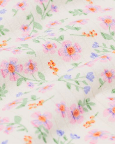 babysweater bloemen ecru - 33079760ECRU - HEMA