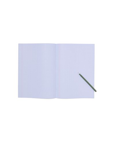 3 cahiers lilas format A4 - à carreaux 5mm - 14120209 - HEMA
