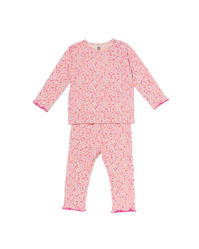 Babyschlafanzug mit Blumen multicolor multicolor - 33300660MULTICOLOUR - HEMA