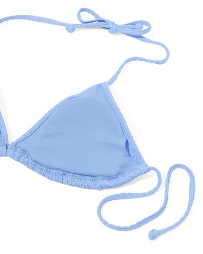 dames triangel bikinitop lichtblauw XL - 22351385 - HEMA