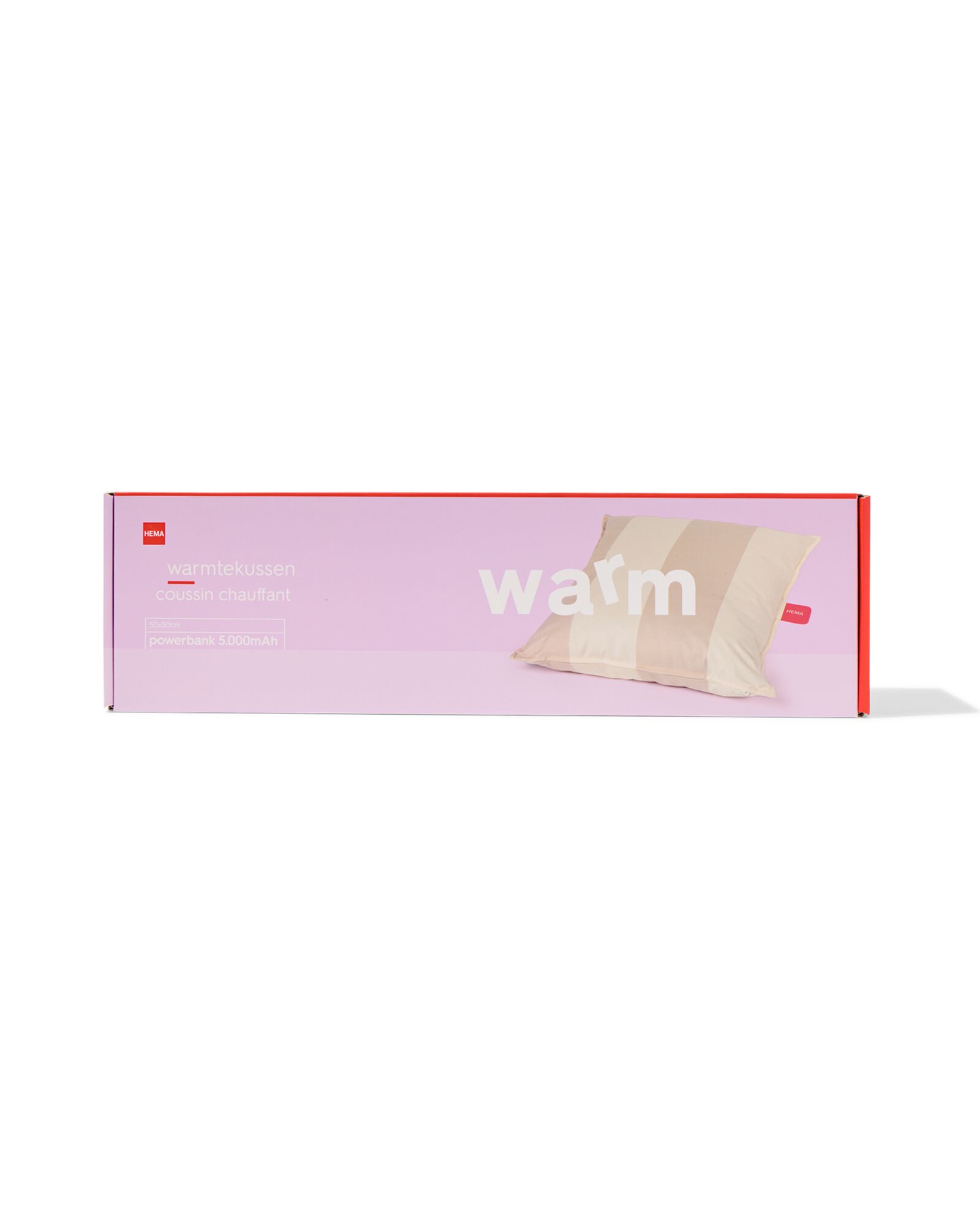 coussin chauffant 50 x 50 cm beige - 80020016 - HEMA