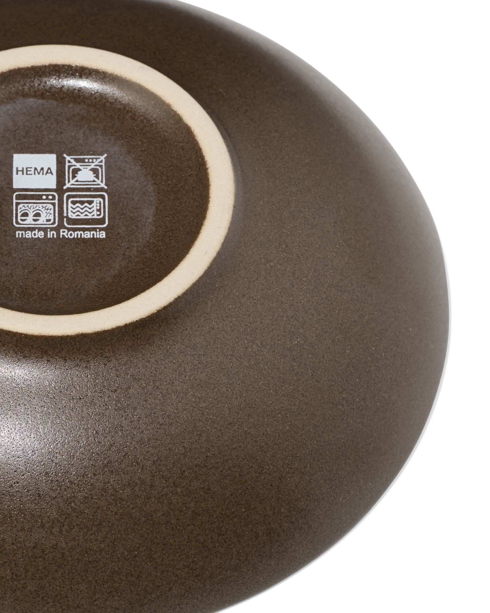 bol bas &Oslash;15cm PUUR gla&ccedil;ure r&eacute;active marron fonc&eacute; - 9650136 - HEMA