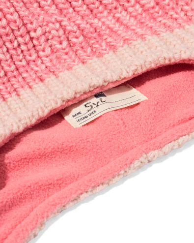 bonnet b&eacute;b&eacute; avec oreilles rose rose - 33200085PINK - HEMA