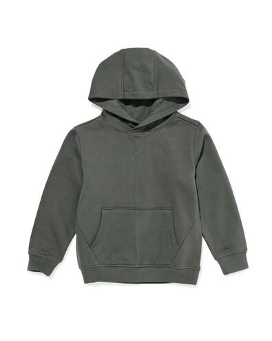 sweat &agrave; capuche pour enfants vert fonc&eacute; - 30703508DARKGREEN - HEMA